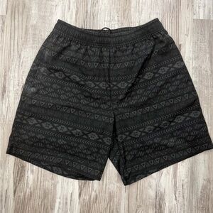 Chubbies Black geo print Swim Shorts